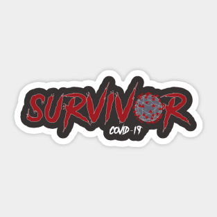 corona virus survivor Sticker